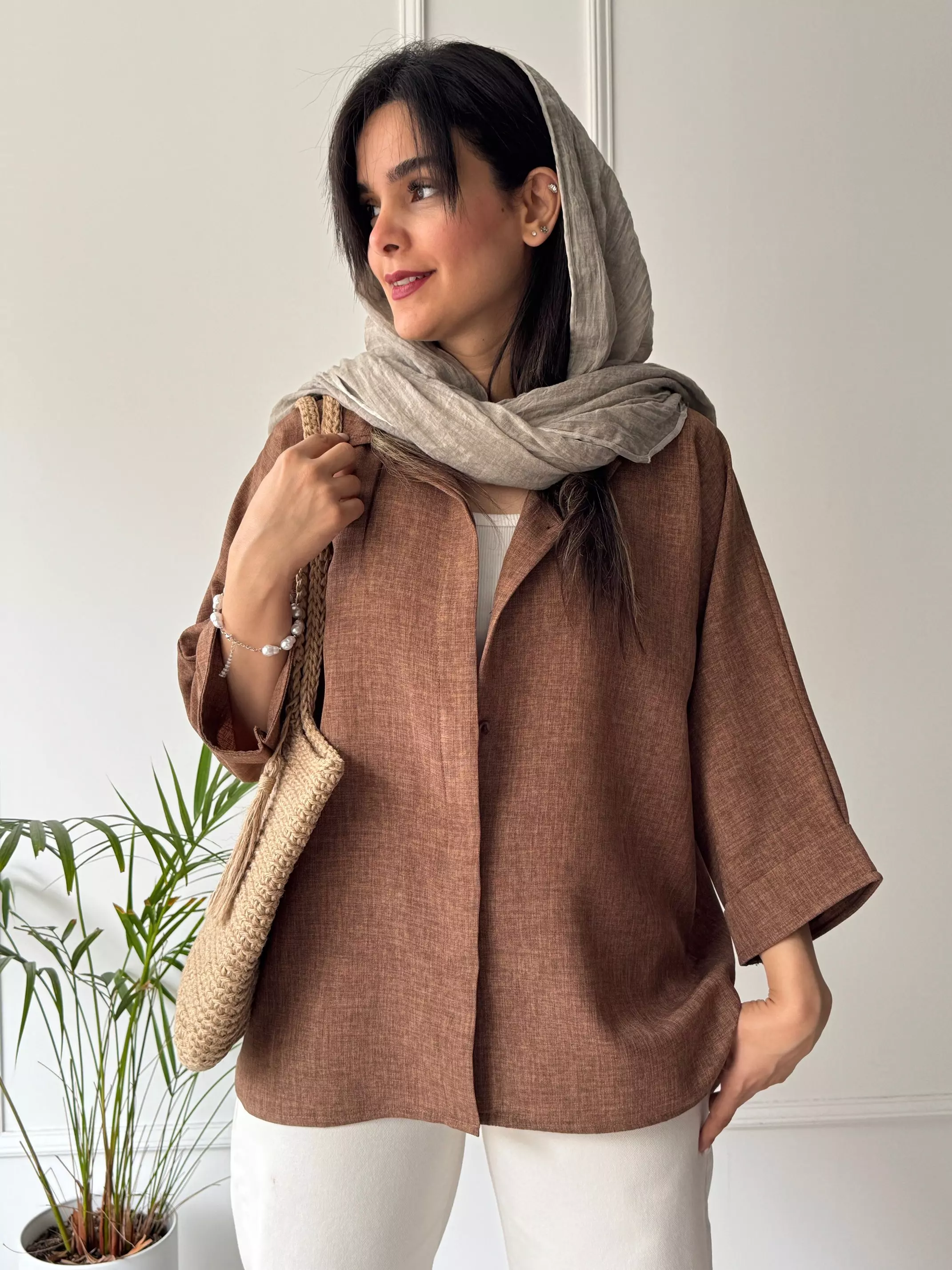 مانتو شومیزی رز